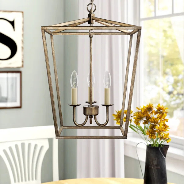 Finnick 3 - Light Lantern Geometric Pendant | Wayfair North America