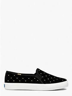 keds x kate spade new york double decker quilted velvet sneakers | Kate Spade (US)