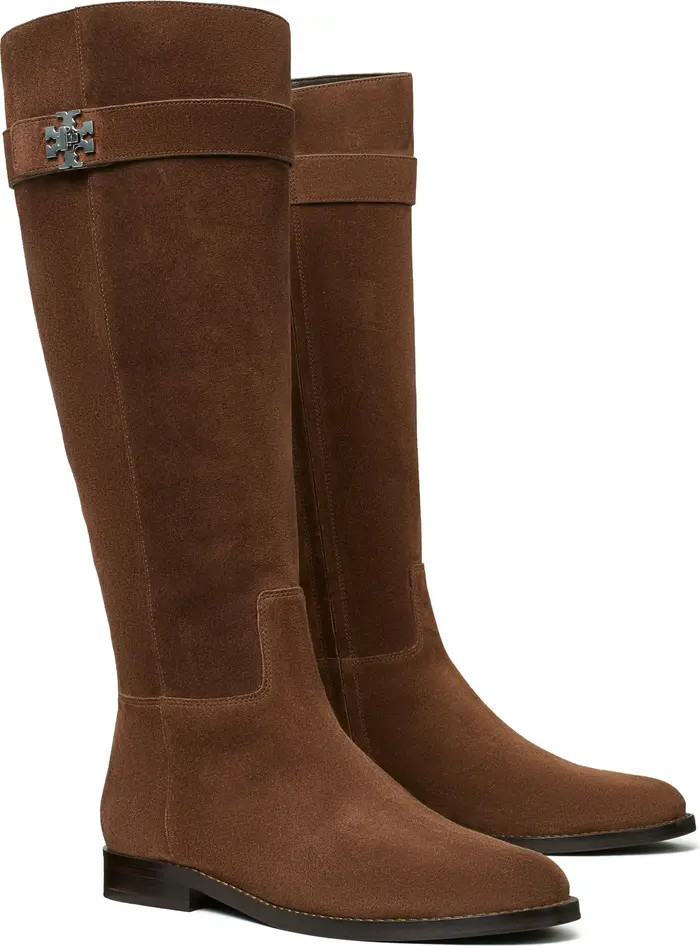Tory Burch Turnlock Knee High Riding Boot | Nordstrom | Nordstrom