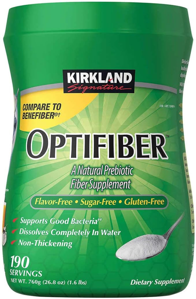 Kirkland Signature OPTIFIBER, 25.6 Ounces 190 Servings (2 Pack) | Amazon (US)