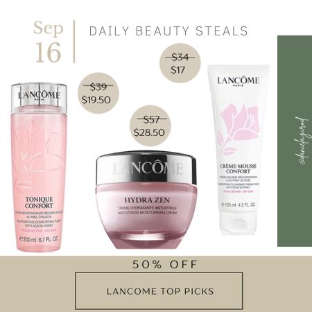 Daily Beauty Sale, Lancome top picks 50% off today | no code needed 

#ultabeauty #grwn #lancome #skincare #LTKsalealert #LTKstyletip #LTKunder50

#LTKSeasonal #LTKbeauty #LTKGiftGuide