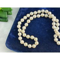 Faux Pearl Necklace - Costume Jewelry, White Pearls, Necklaces For Women, Brides, Bridesmaids Jewelry | Etsy (US)