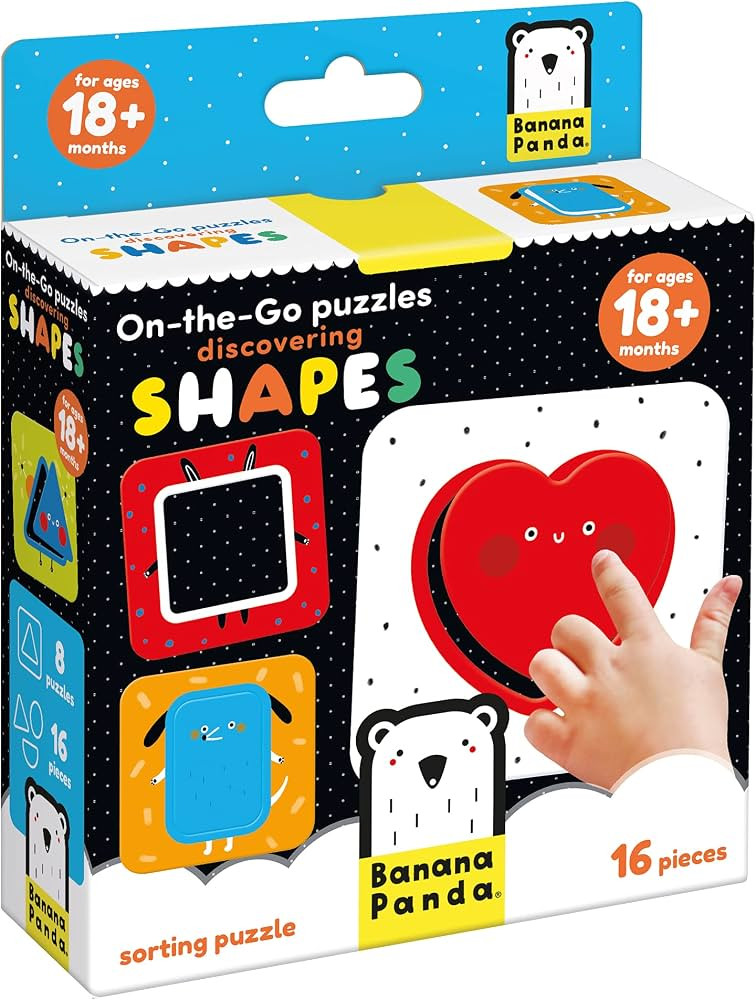 On-The-Go Puzzle Discovering Shapes 18m+ Toddler Puzzles | Amazon (US)