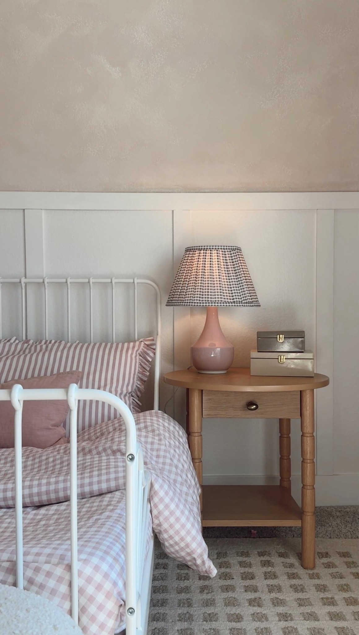 Big girl room, pink room decor, colorful lamp, toddler room, toddler bed, nightstand, bedside table 

#LTKHome #LTKStyleTip #LTKFindsUnder50