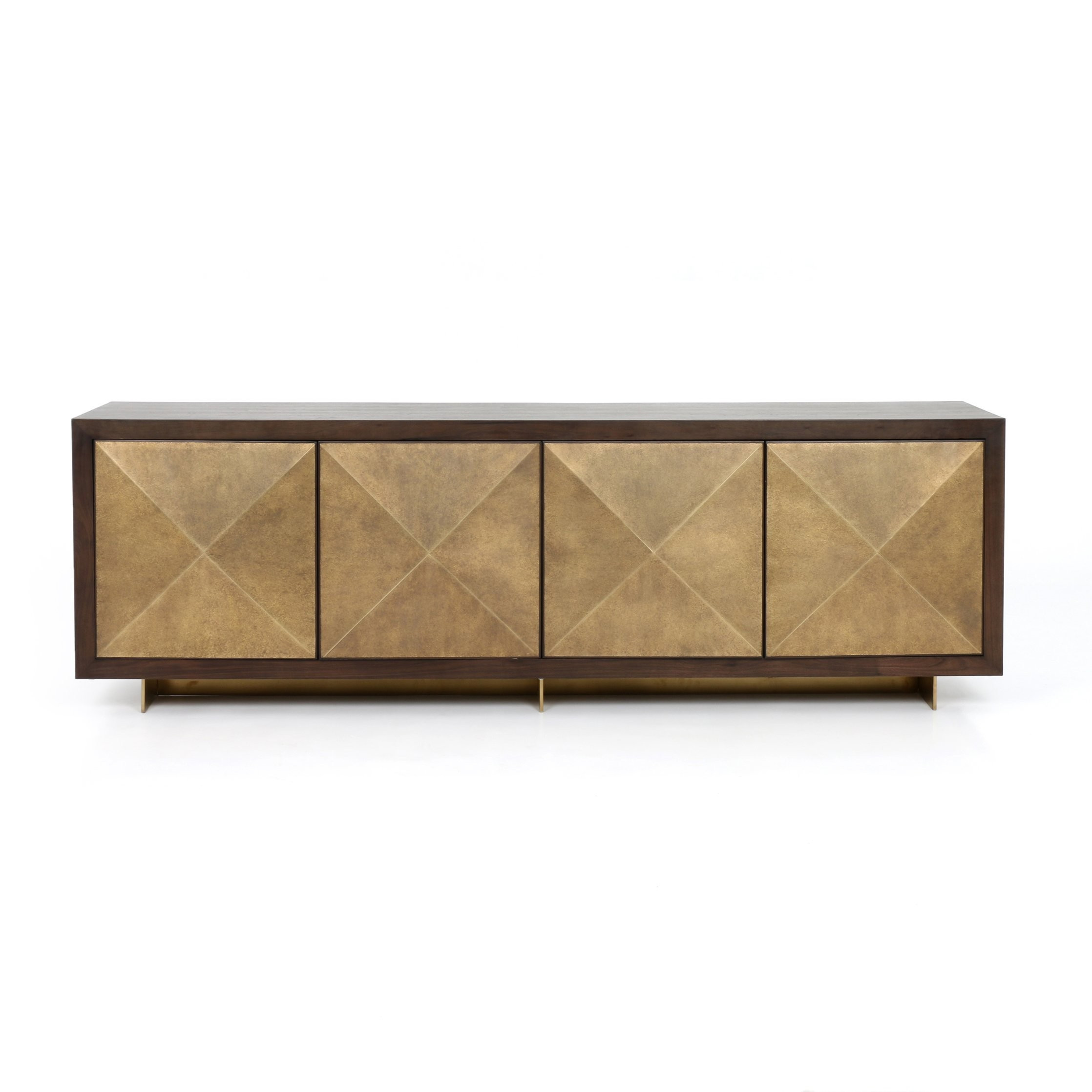 Enzo Sideboard in Polished Brass | Burke Decor