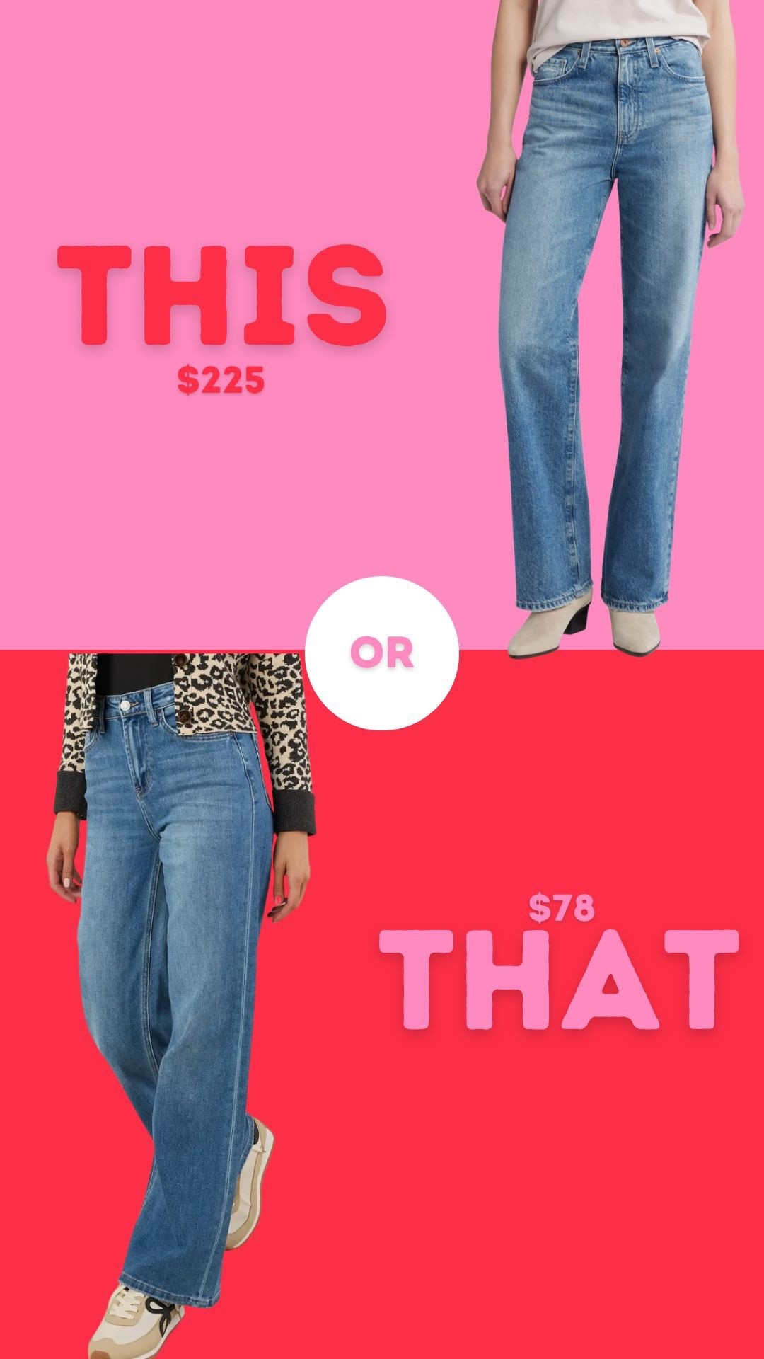 this or that high rise wide-leg denim … 

#LTKFindsUnder100 #LTKOver40 #LTKStyleTip