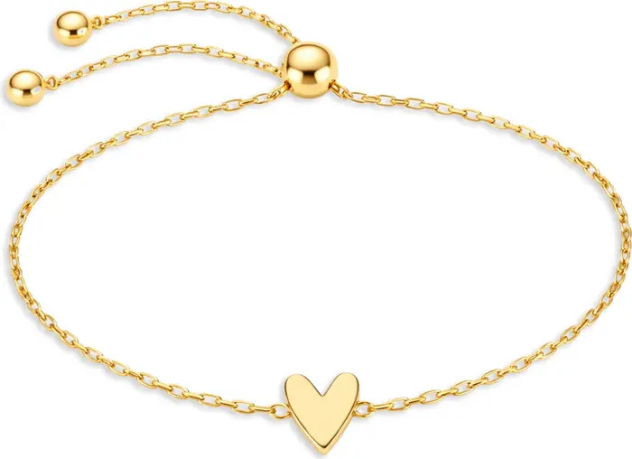Gold-Tone Heart Slider Bracelet | Nordstrom