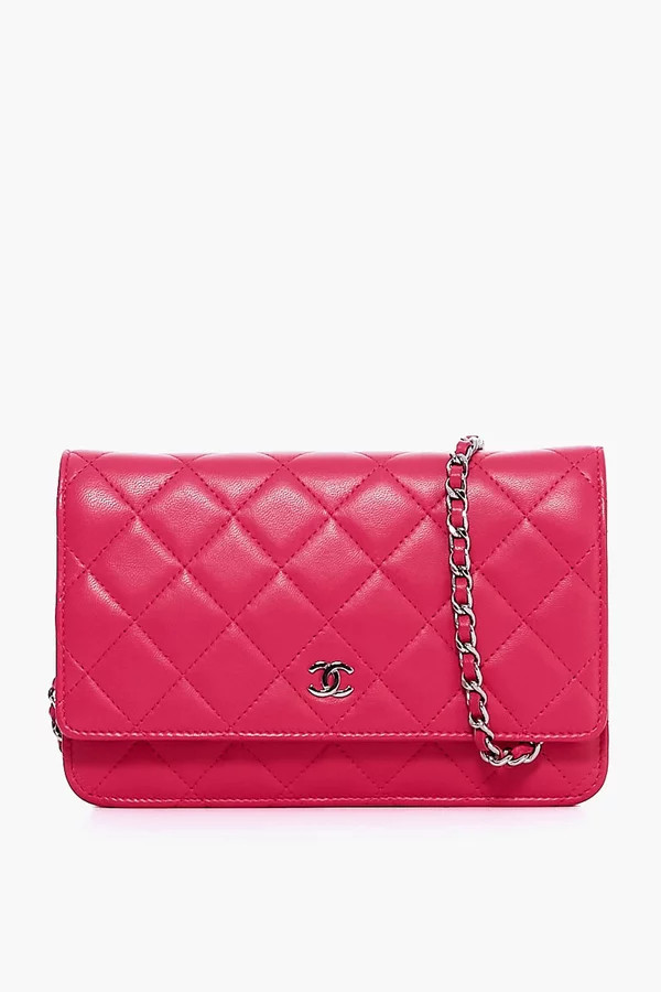 Chanel Pink Lambskin Wallet On Chain | Tuckernuck (US)