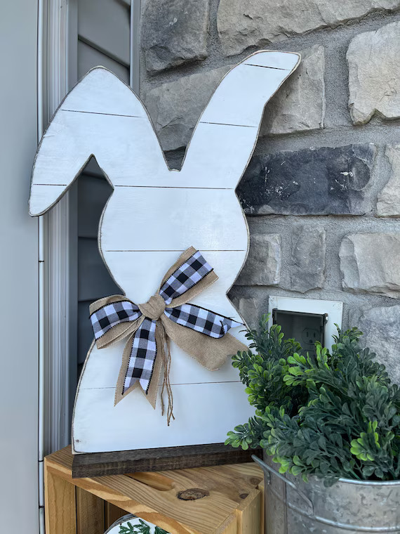 Rustic Shiplap Bunny | Etsy (US)