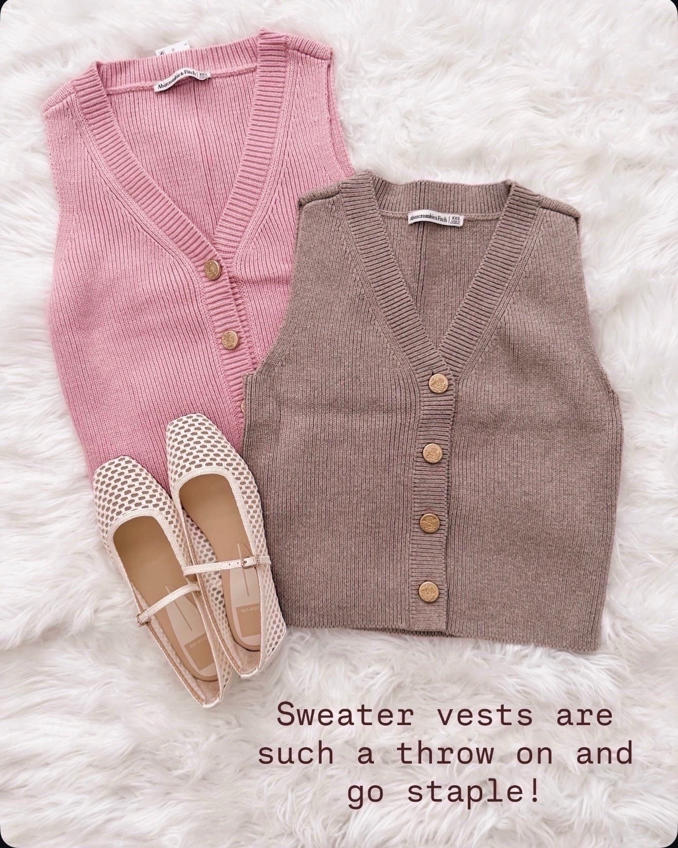 Sweater vests are one of those pieces that instantly make an outfit look styled. Easy to wear on their own or layered and perfect with jeans, shorts, or skirts.

sweater vest outfit women, spring sweater vest outfit, casual spring layering pieces, neutral spring outfits women, preppy spring outfit ideas, women’s knit vest outfit, casual everyday spring outfit, spring wardrobe staples

#LTKSeasonal #LTKOver40 #LTKWorkwear