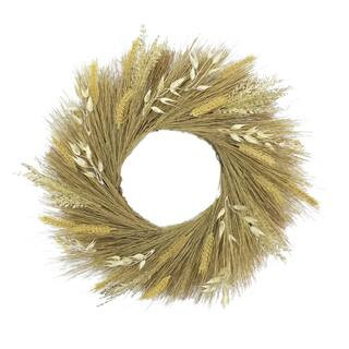 22" Cream Wheat Mix Wreath by Ashland® | Michaels | Michaels Stores