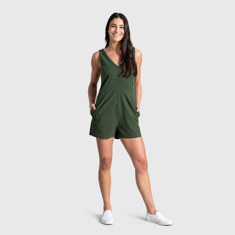 United By Blue Women's Organic V-Neck Romper | Target