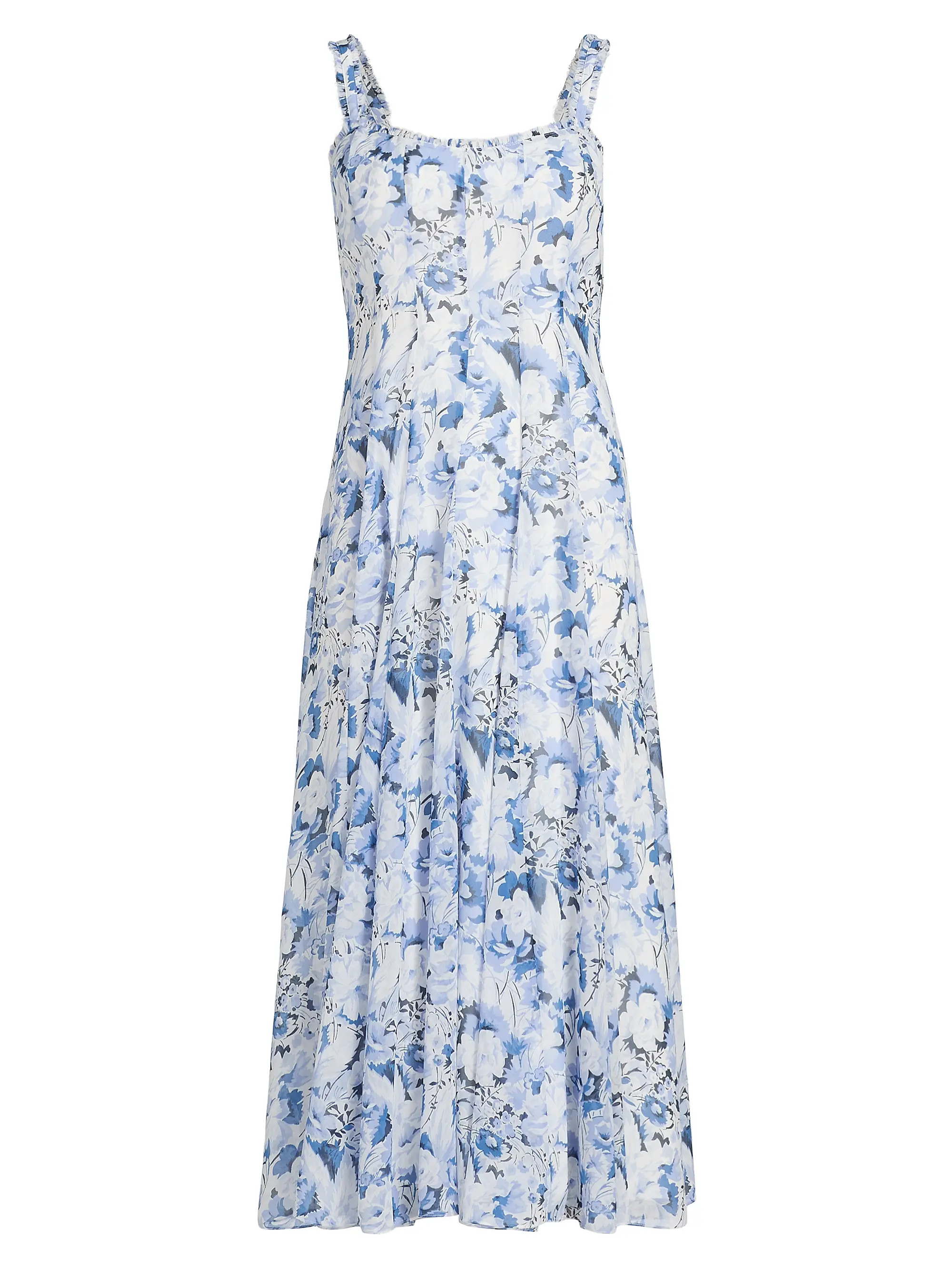 Cinq à Sept Heirloom Petals Marmo Midi-Dress | Saks Fifth Avenue | Saks Fifth Avenue