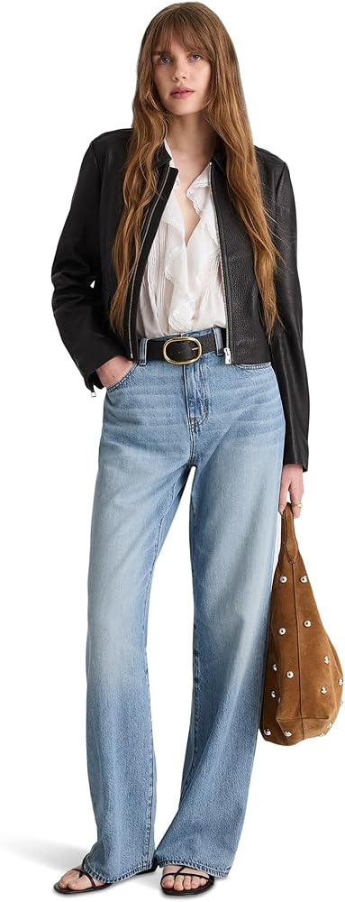 Madewell Womens Pv Wide in Airy Denim Northridge Wash | Amazon (US)