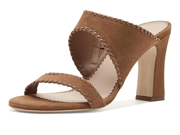 Cinq a Sept Kora Suede Sandals Women's Sandals Toffee: 6.5 M | Zappos.com