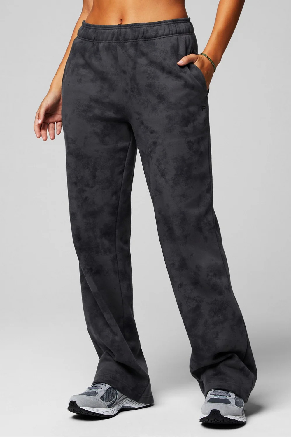 Cozy Fleece Wide Leg Sweatpant | Fabletics - North America