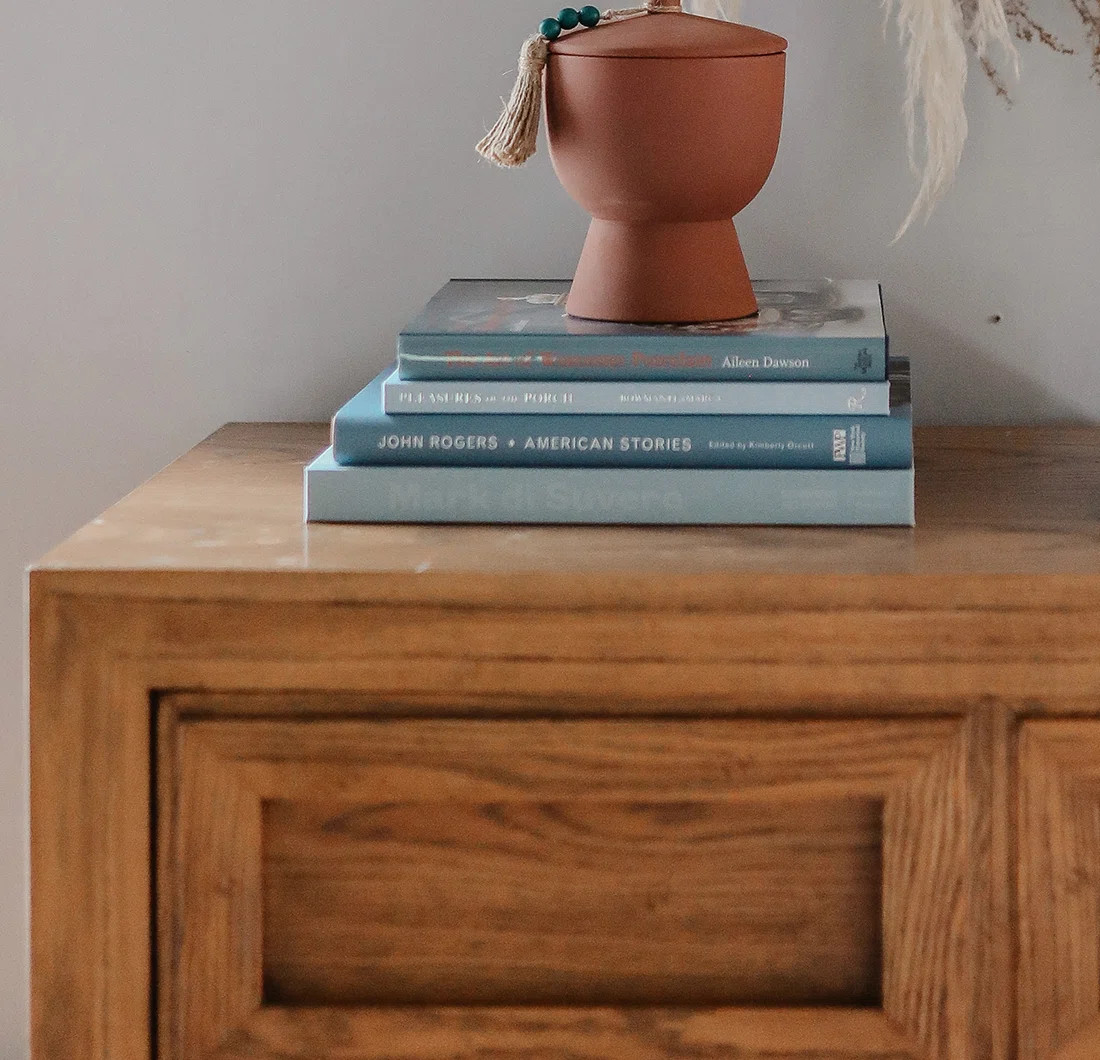 Decorative Books - Marlin Coffee Table Stack - 4 Blue Books | Wayfair North America
