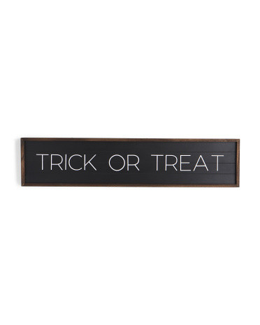 Trick Or Treat Wall Sign | TJ Maxx