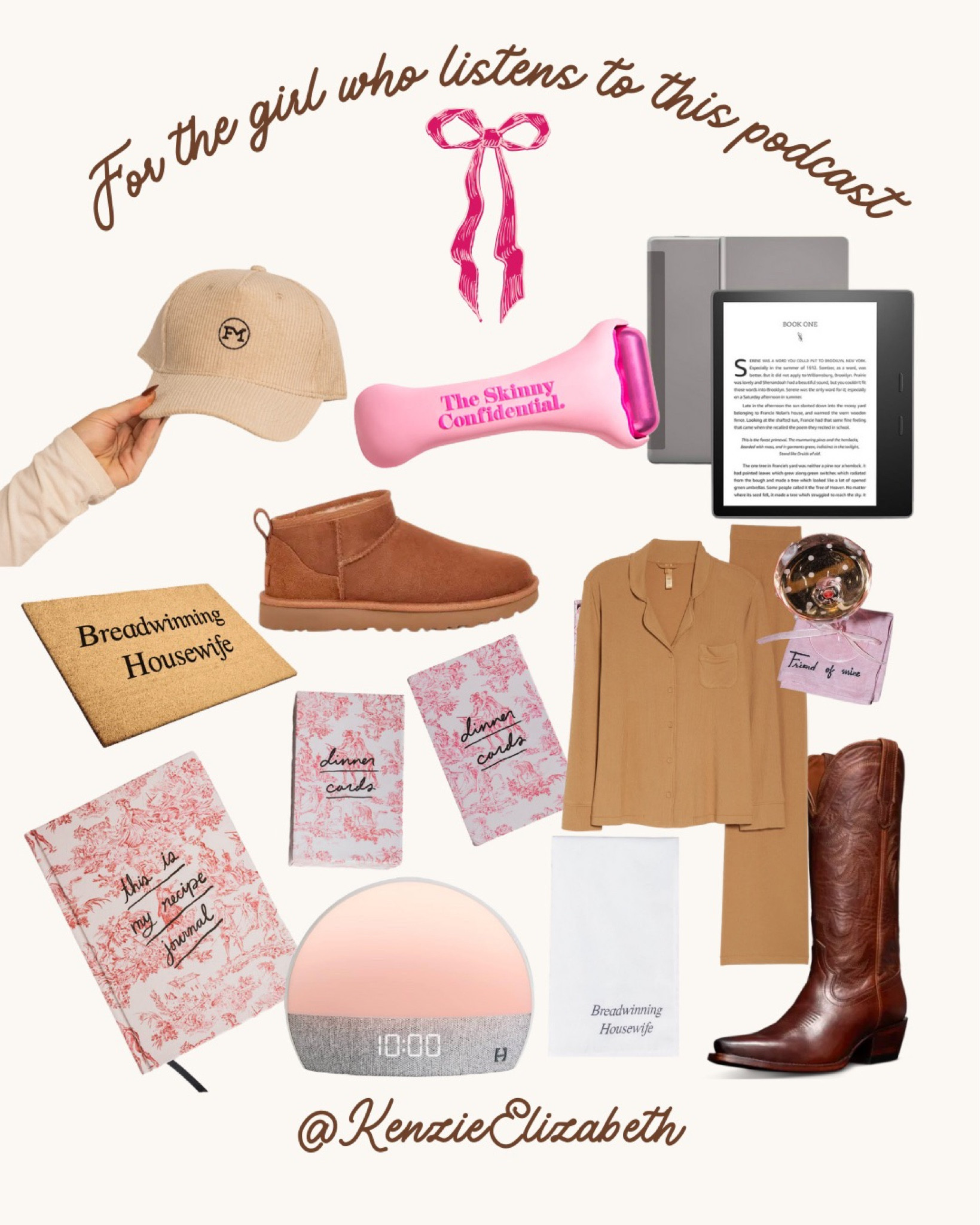 Christmas gift guide for someone who listens to House Guest podcast (formerly ILYSM) 🧸🎀🫶🏻 #giftguide 