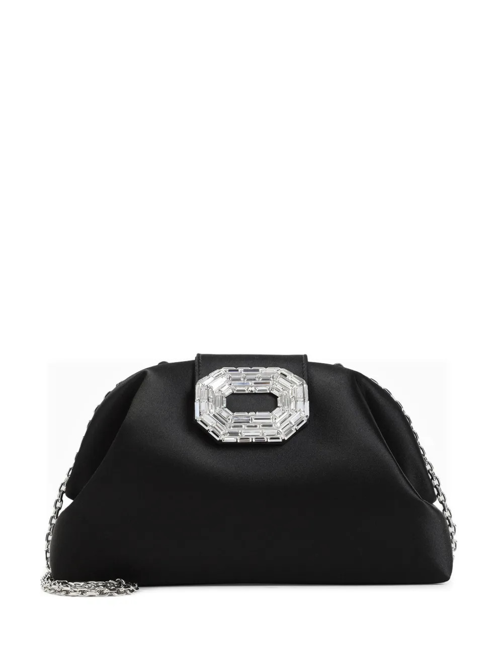 Amina Muaddi beaded-embellished Clutch Bag | Black | FARFETCH | Farfetch Global