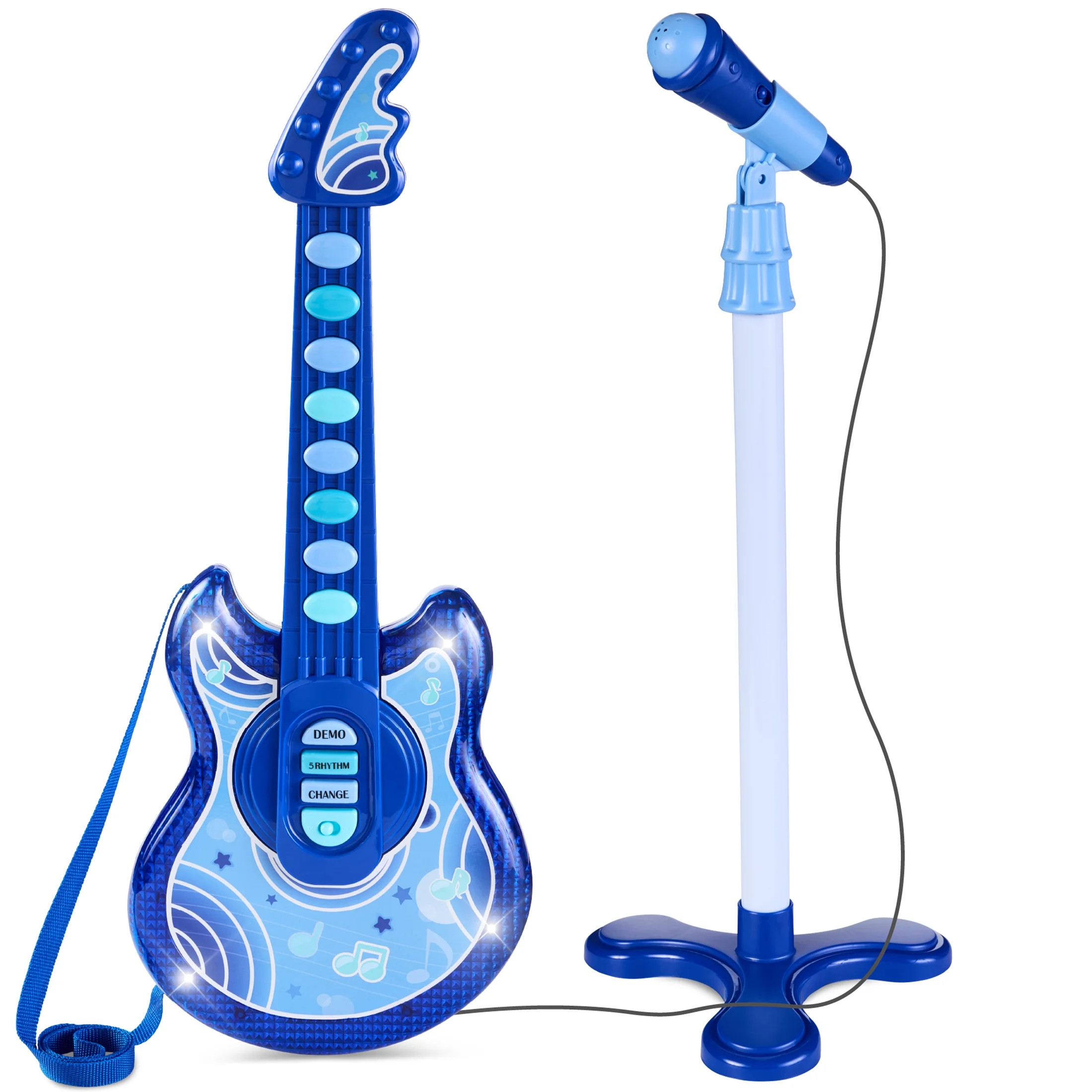 Best Choice Products 19in Kids Flash Guitar, Pretend Play Musical Instrument Toy for Toddlers w/ ... | Walmart (US)