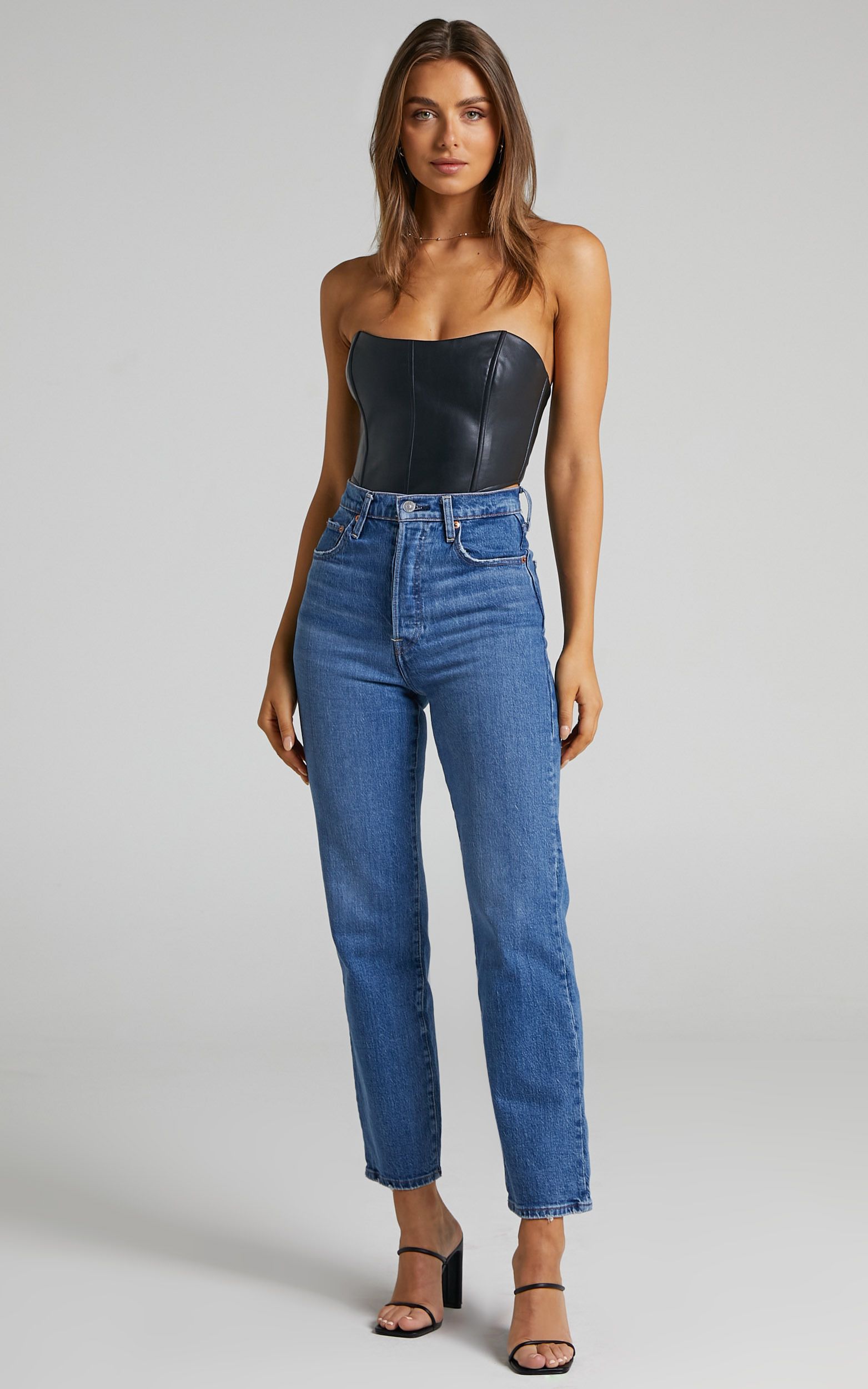 Levi's - Ribcage Straight Ankle Jeans in Jazz Jive Together | Showpo | Showpo - deactived