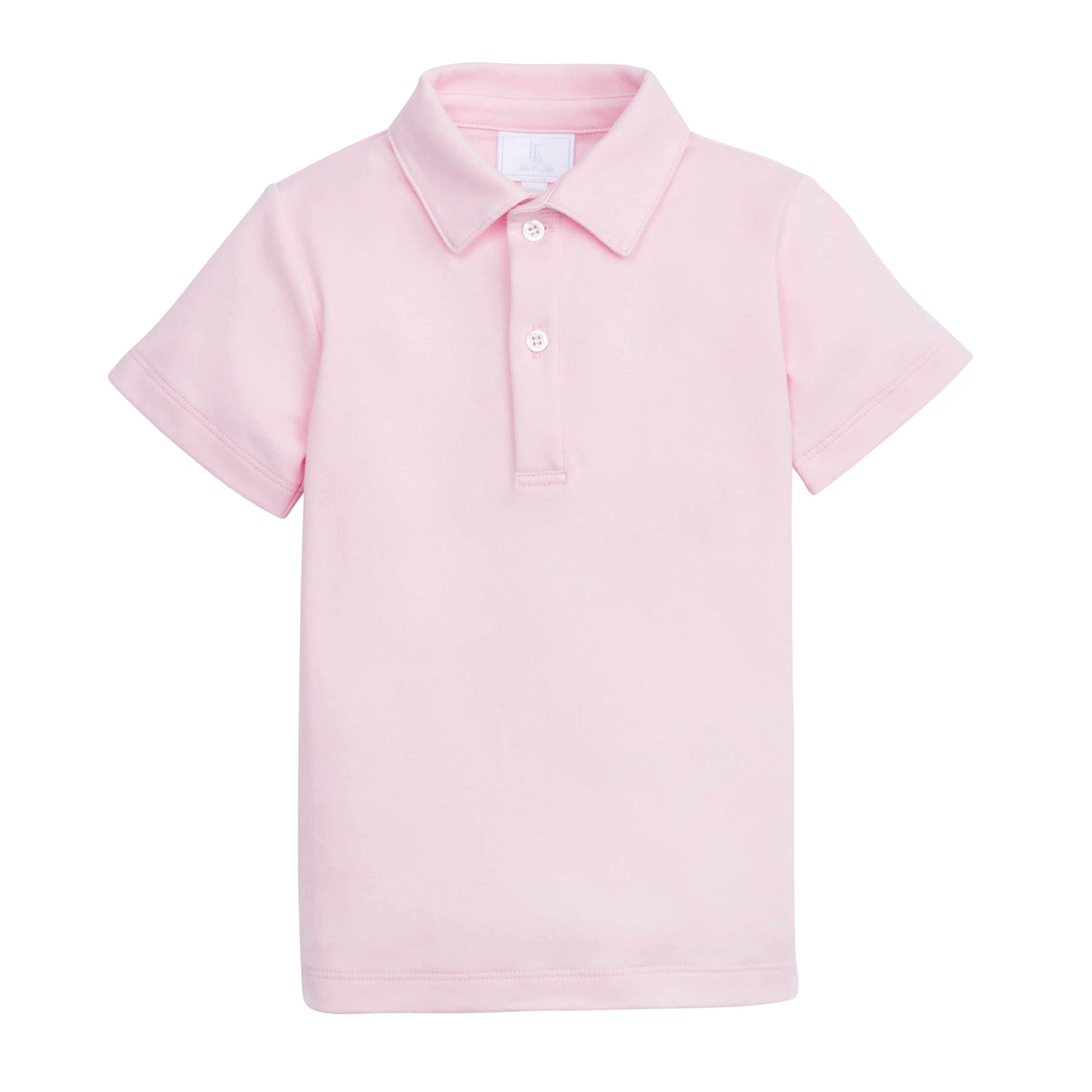 Little Boy's Pink Polo - Children's Church Clothes | Little English
