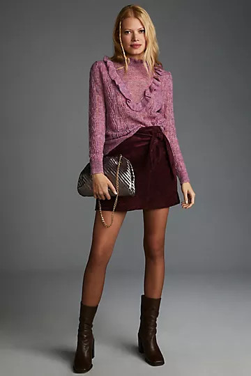 Bishop + Young Ruffle-Collar Sweater | Anthropologie (US)