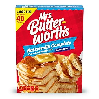 Mrs. Butterworth's Complete Buttermilk Pancake and Waffle Mix, 32 oz | Amazon (US)