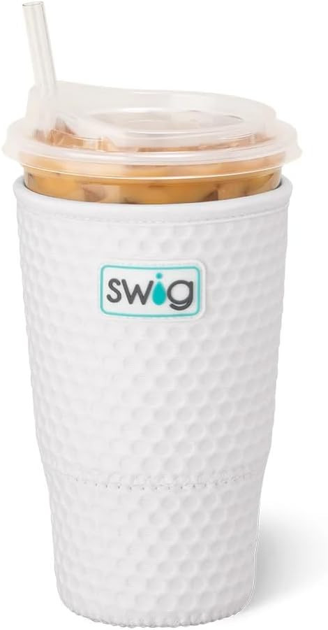 Swig Life Large Iced Cup Coolie, 30-32oz Iced Coffee Cup Insulator Sleeve with Handle, Neoprene I... | Amazon (US)