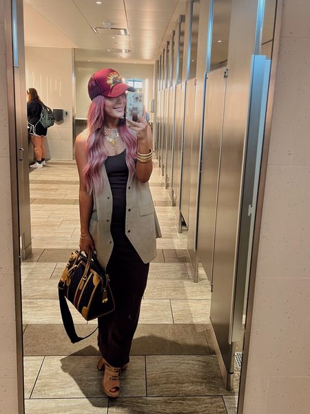 Airport fit! Vest is an investment but it’s amazing quality and I wear it all year long with so many different outfits! 

#LTKTravel #LTKStyleTip