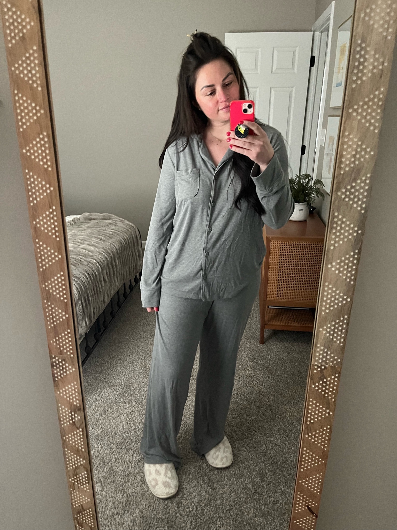 In my cute pajama era 🤭 loving these skims. SO soft & very cool. They wash well too, I’m wearing a medium  

#LTKmidsize #LTKstyletip #LTKHoliday