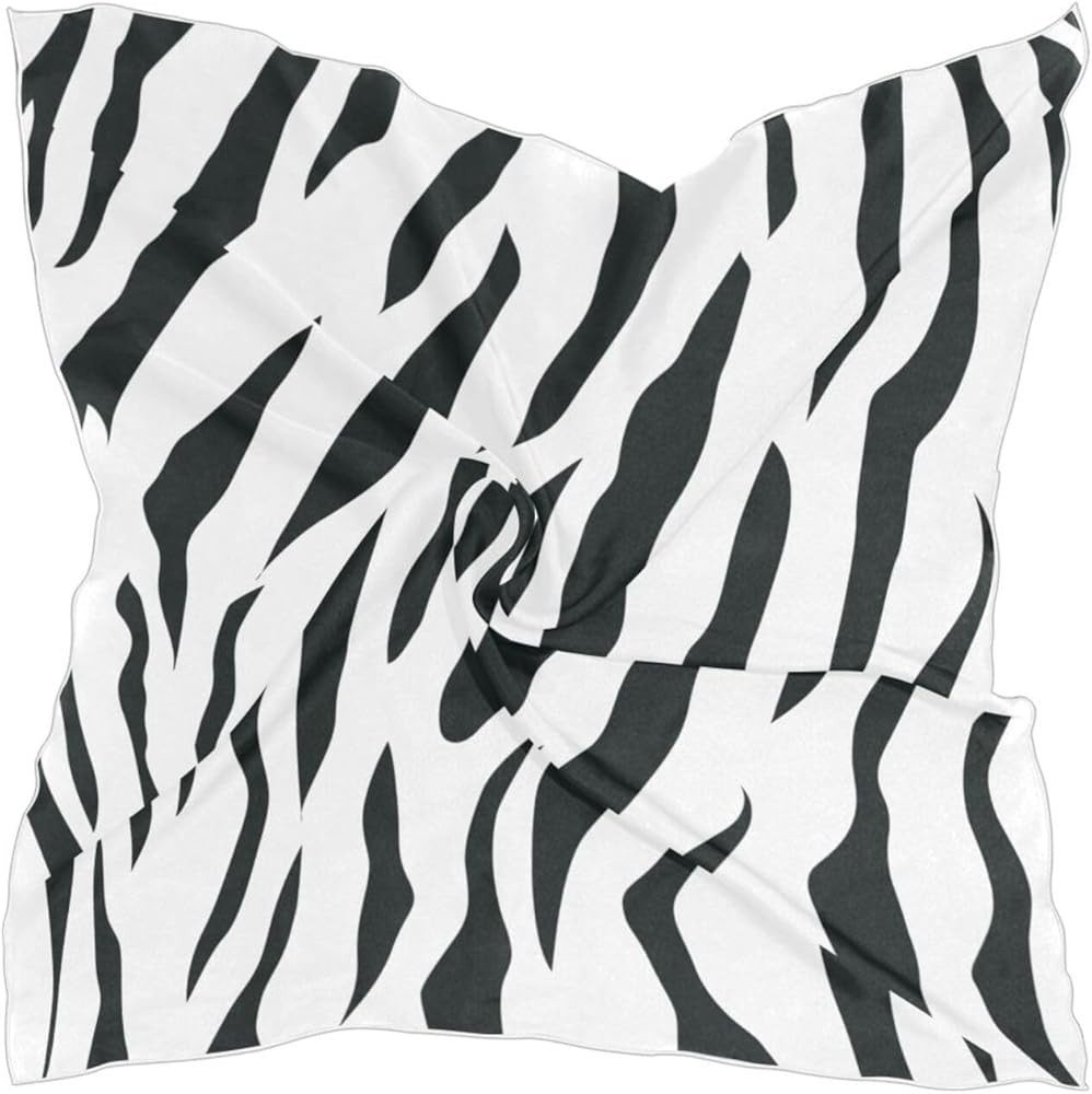 24"x 24" Silk Scarfs Headscarf Neckerchief Small Square Scarf for Women | Amazon (US)