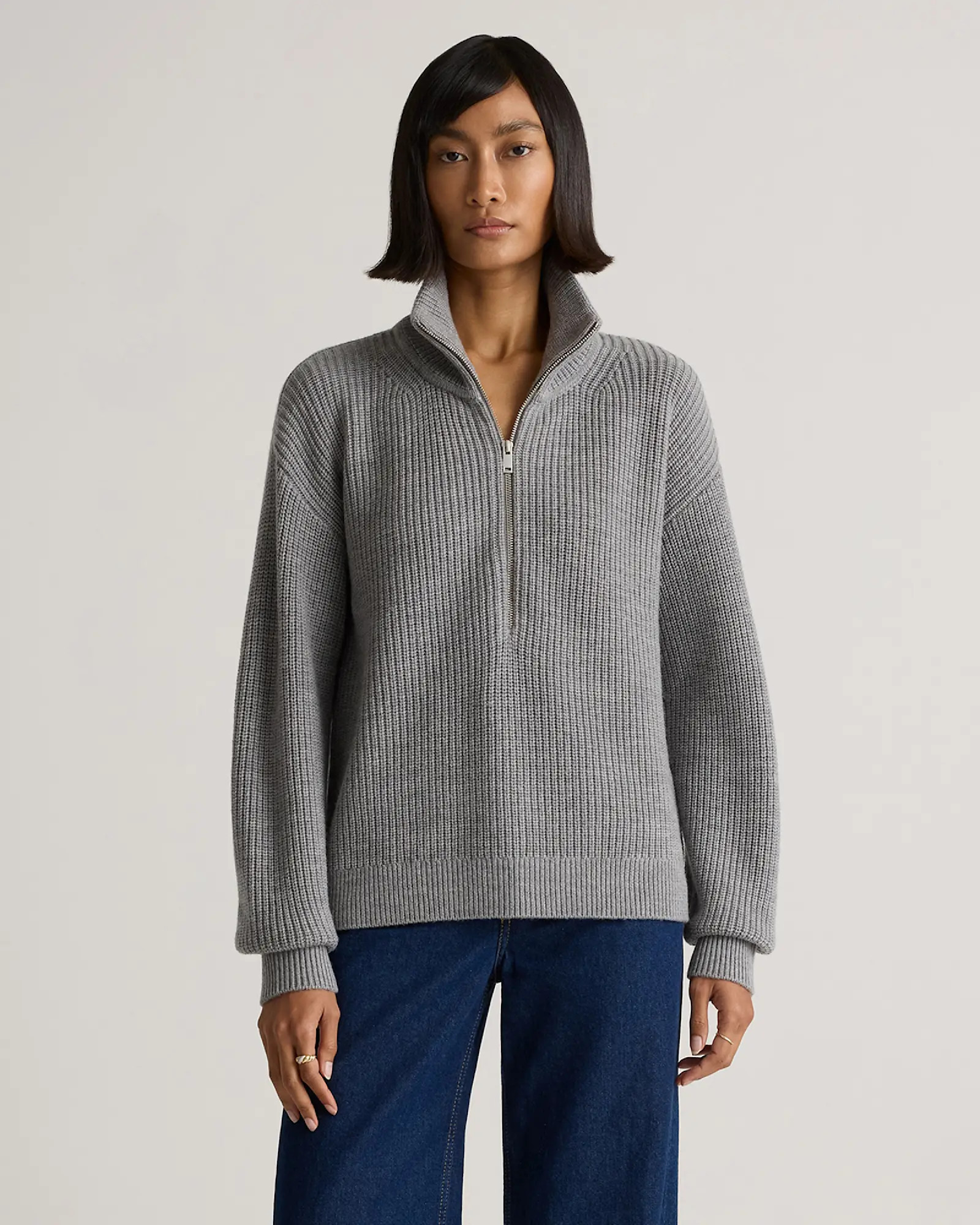 Australian Merino Wool Half Zip Sweater | Quince
