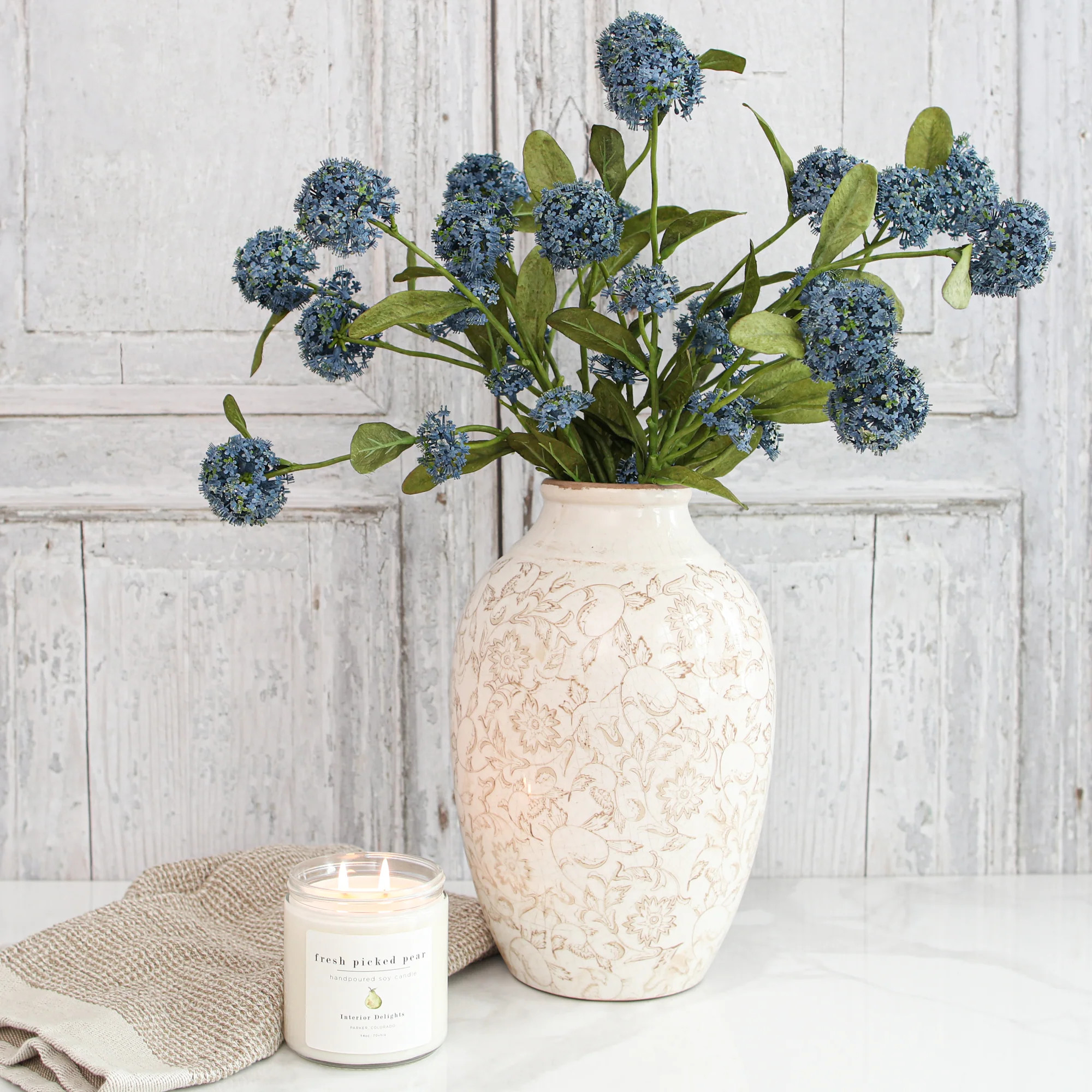 Blue Snowball Spray | Interior Delights