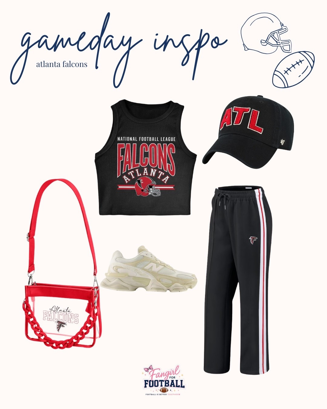 Gameday Inspo as an Atlanta Falcons fan 🏈🎀💅🏼💋 #LTKSports #AtlantaFalcons #NFL

#LTKSeasonal