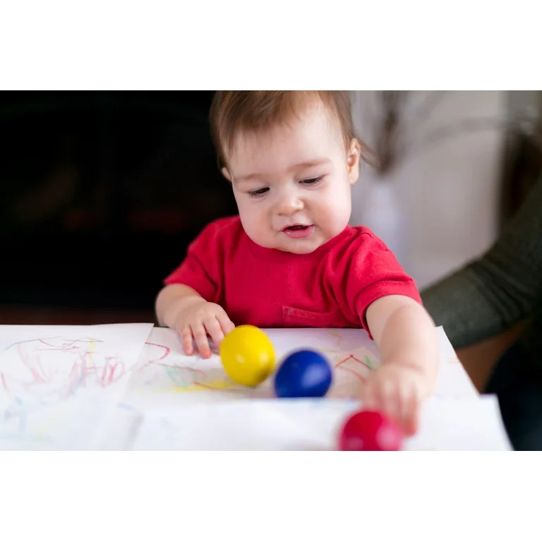 Crayola Palm Grasp Crayons, Egg Crayons, Coloring Gift for Toddlers, 3 Count Adaptive Crayons | Walmart (US)