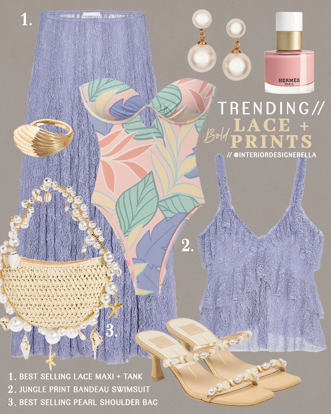 Best selling lace maxi and tank + bold jungle print bandeau swimsuit!✨ Share this post with a friend!!🤗 Click on the “OOTD Collages” collection on my LTK to shop this post and more!🤗 Have an amazing day!! Xo!!

#LTKFindsUnder100 #LTKShoeCrush #LTKSwim