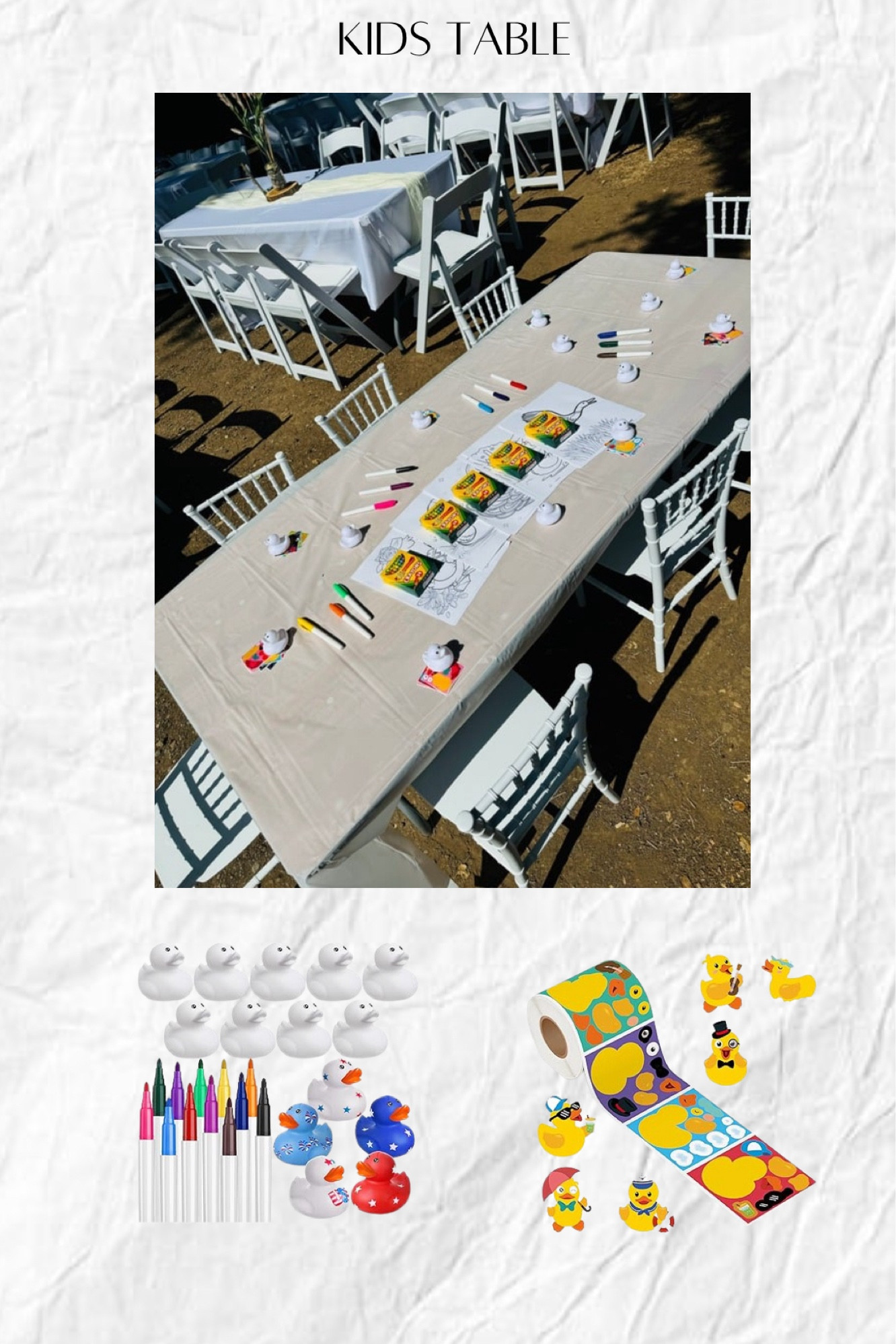 One lucky duck first birthday kids table 

#LTKBaby #LTKKids #LTKParties