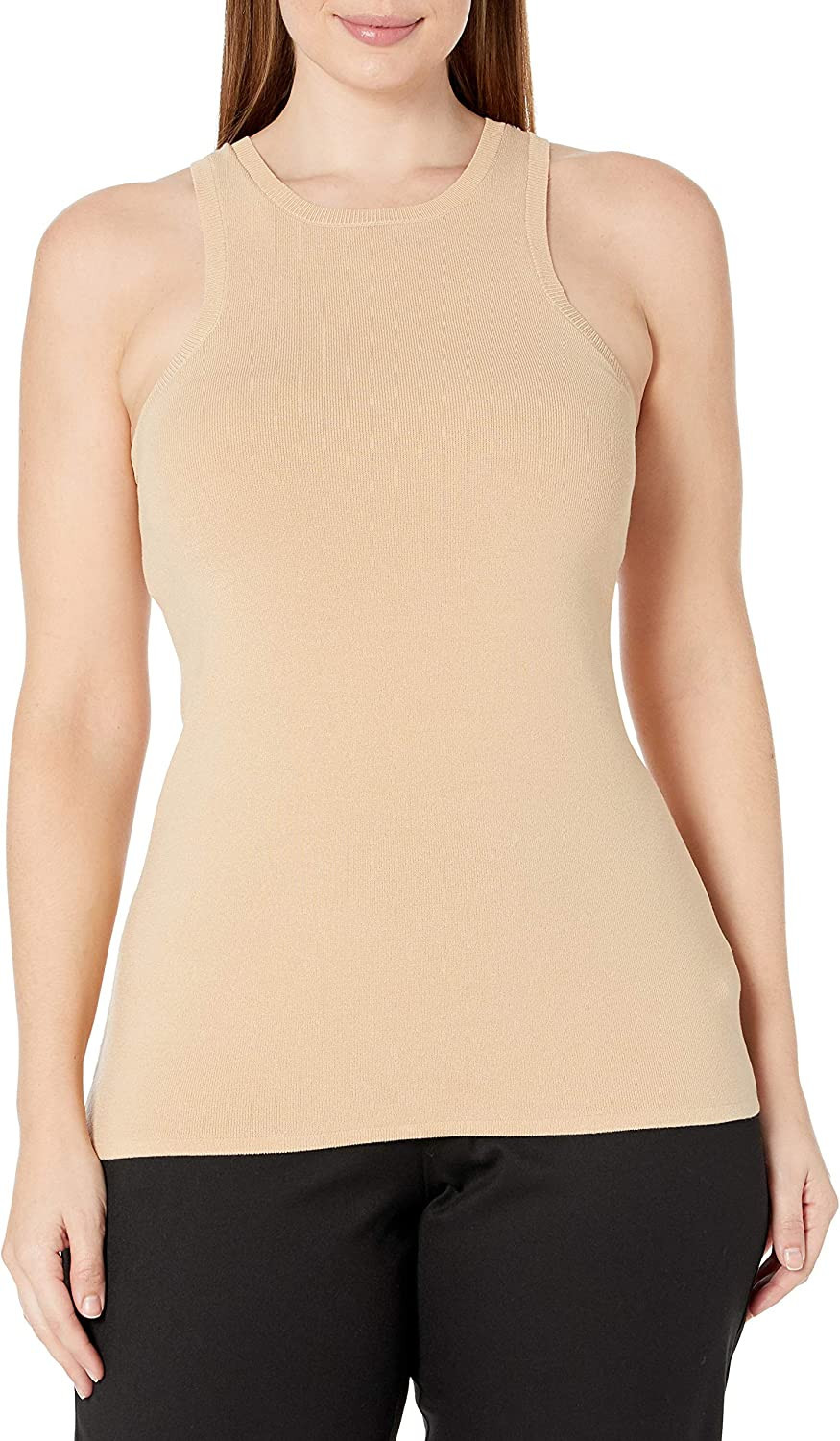The Drop Women's @lucyswhims Fitted Cutaway Racer Tank Sweater | Amazon (US)