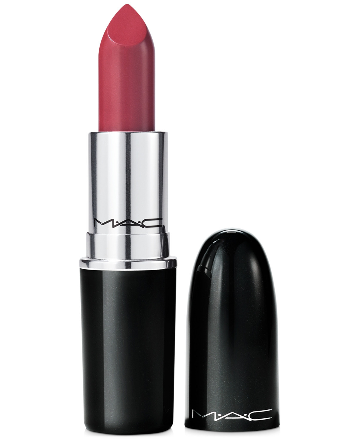 Mac Lustreglass Sheer-Shine Lipstick - Beam There, Done That (rosy plum pink) | Macy's