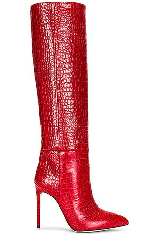 Embossed Croco 105 Stiletto Boot | FWRD 