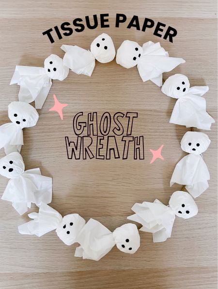 I made this diy ghost wreath out of facial tissue paper 👻 
Turned out so cute🖤


#LTKparties #LTKfamily #LTKSeasonal