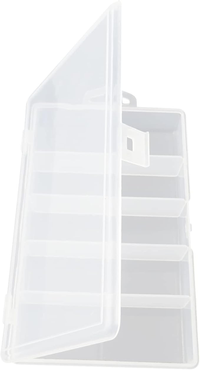 Honbay Clear Visible Plastic Fishing Tackle Accessory Storage Box Case Container - Jewelry Making... | Amazon (US)