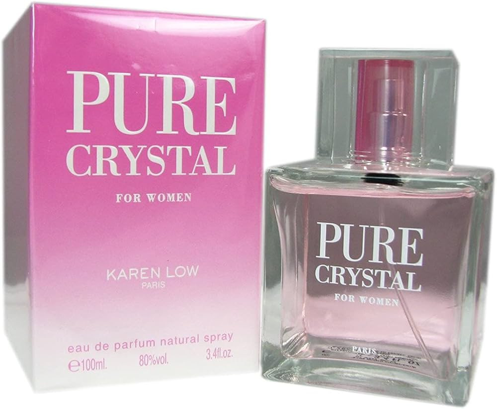 Karen Low Pure Crystal Eau de Parfum Spray for Women, 3.4 Ounce | Amazon (US)