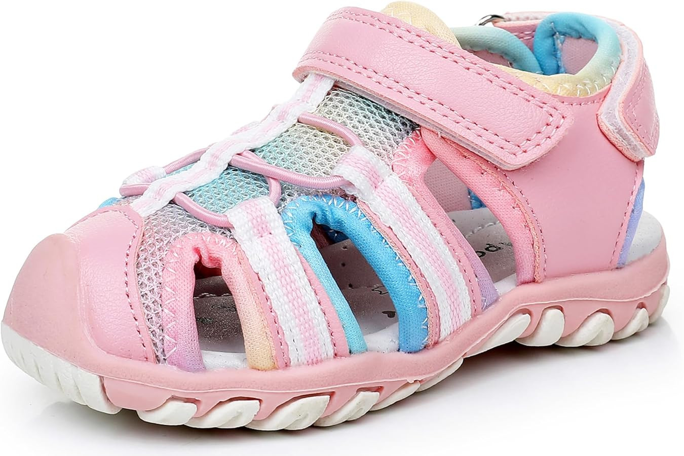 Apakowa Kid's Boy's Girl's Soft Sole Close Toe Sport Beach Sandals (Toddler/Little Kid) | Amazon (US)