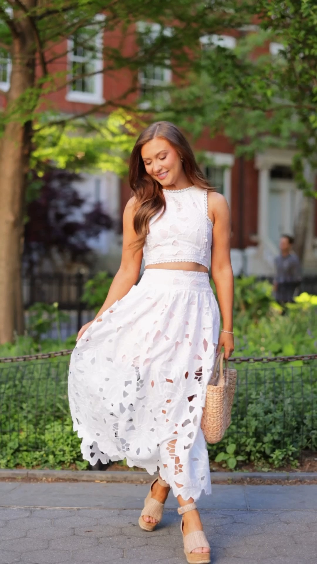 White and pink matching skirt set🎀✨

#LTKootd #LTKdayinmylife