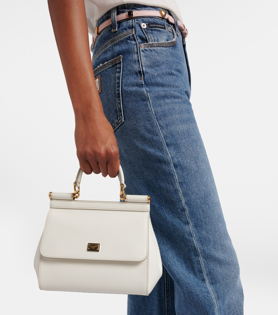 Sicily Small leather shoulder bag | Mytheresa (INTL)