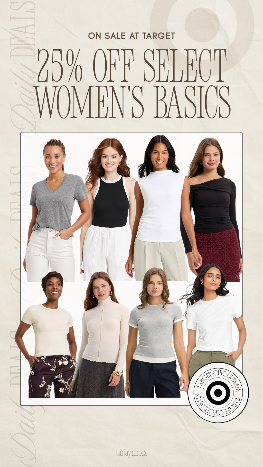 Target is doing 25% off select women’s basics and this is your reminder to stock up. I always grab neutral staples during this sale because you’ll reach for them all year!
date night outfits, vacation outfits beach, easter basket stuffers, spring outfits, work outfits, rodeo outfit inspo, easter dress women, spring dresses, resort wear 2026, country concert outfits, target sale, women’s basics, wardrobe staples, capsule wardrobe, everyday essentials 

 #LTKootd #LTKWorkwear
