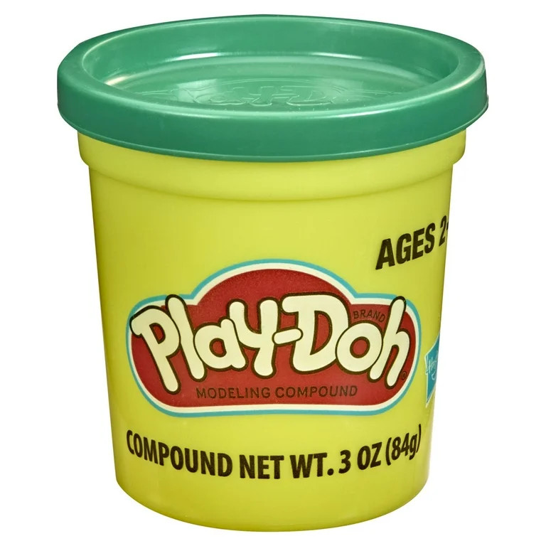 Play-Doh Modeling Compound Play Dough Can - Dark Green (3 oz), Only At Walmart - Walmart.com | Walmart (US)